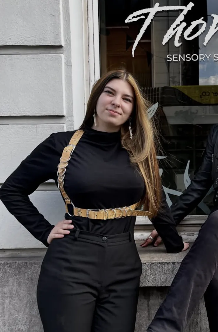 Portrait of Leanna, founder of Thorns in Ghent