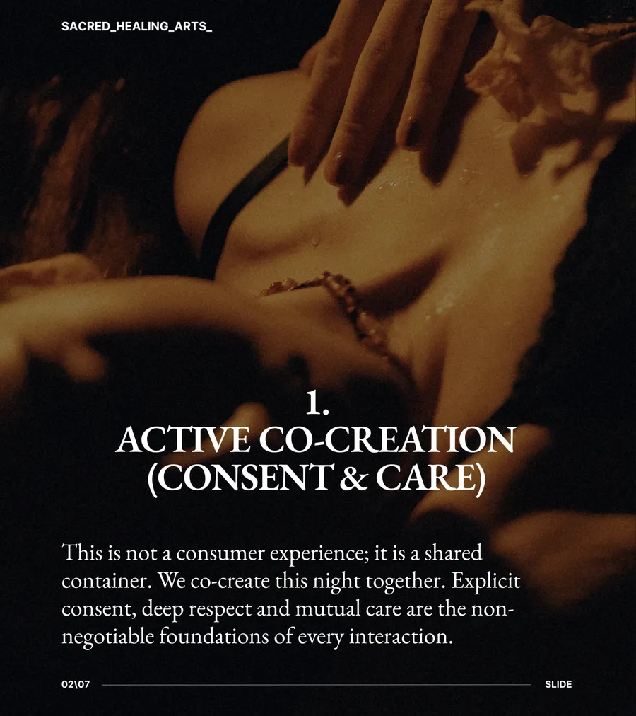Pillar 1 of The House of Eros: Active Co-Creation, consent and care